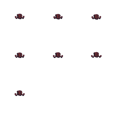 Rocky Dude animated sprite sheet, shown at its idle frame